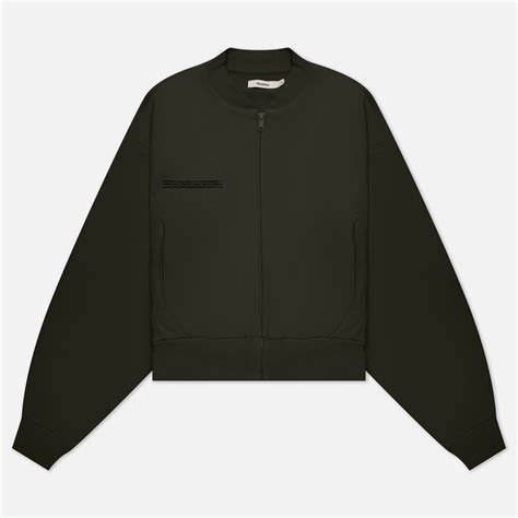 Женская толстовка PANGAIA Organic Cotton Bomber, JOF0020-FMO01-RRG