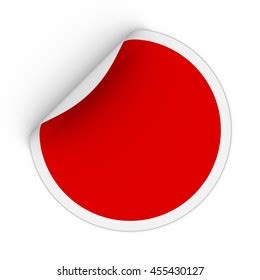 Red Round Sticker Stock Vector (Royalty Free) 272715818