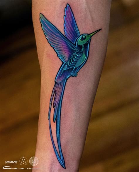 Hummingbird Color Tattoos