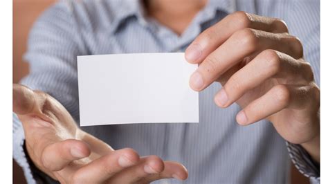Did You Give Him Your Business Card - When is the Right Time to Give Your Business Card or to Ask for One?