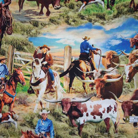 Big Sky Country - Cowgirls and Boys – Curtis Fabrics