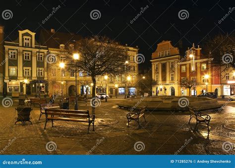 Market Square in Walbrzych. Poland Editorial Photo - Image of landmarks, exterior: 71285276