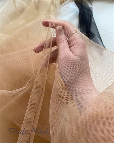 Magic Illusion Mesh for Dress Making, Skin Tone Mesh Fabric, Nude