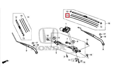 Купить Резинка стеклоочистителя в Honda-Shop – лучшая цена и доставка
