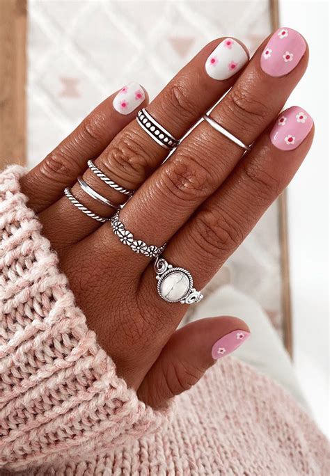 Anillo Sanga | Anillo con Piedra Natural Howlite y Plata de Ley 925