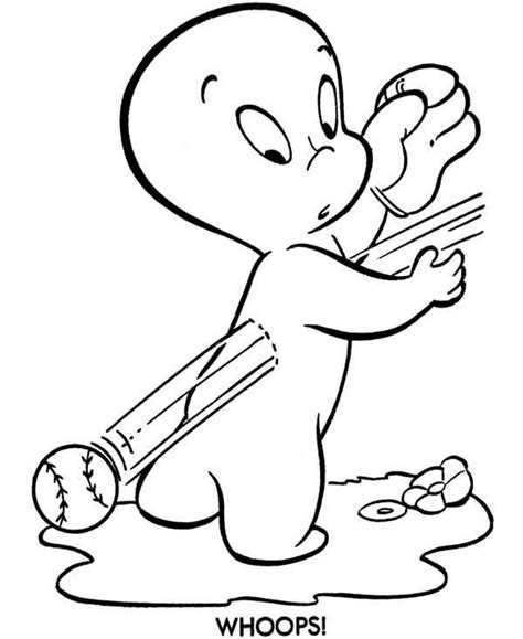 Casper The Friendly Ghost Coloring Pages at GetColorings.com | Free ...