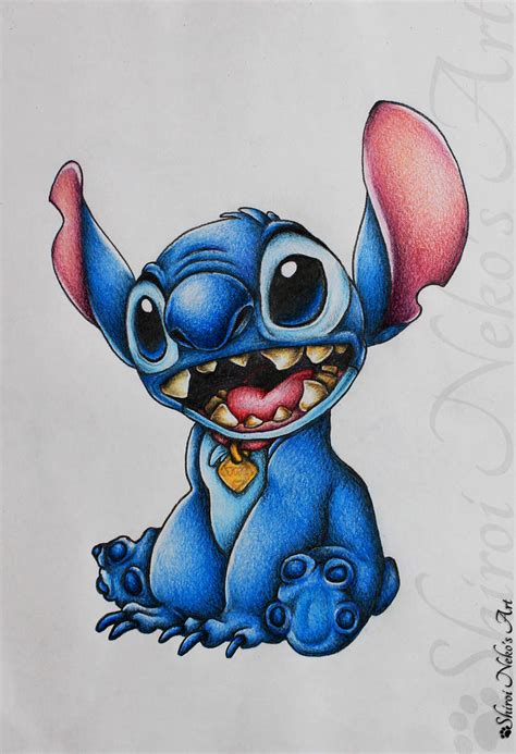 Lilo and Stitch Drawing - Stitch by ShiroiNekosArt on DeviantArt