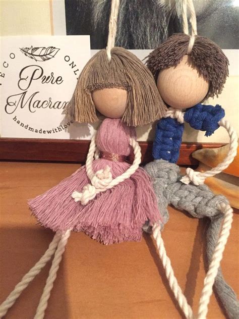 Macrame Family - Etsy | Boncuk, Elişi fikirleri, Makrome düğümü