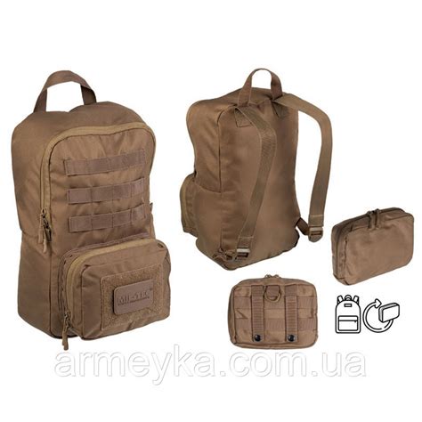 Рюкзак Портативный US Assault pack Ultra compact, 15L койот кордура Mil ...