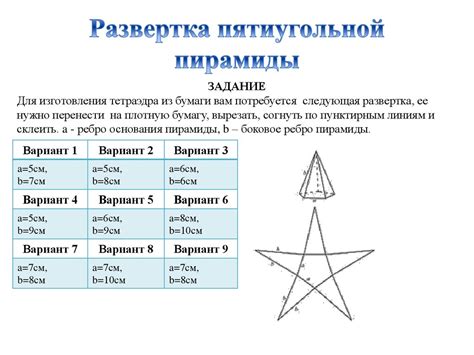 Развертки. Развертка тетраэдра - презентация онлайн