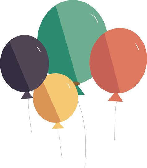 vector free birthday and party balloons 21969689 Vector Art at Vecteezy