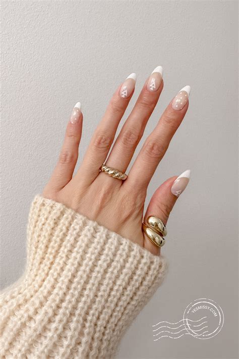 winter-minimalist-french-manicure-boho-YESMISSY - YesMissy