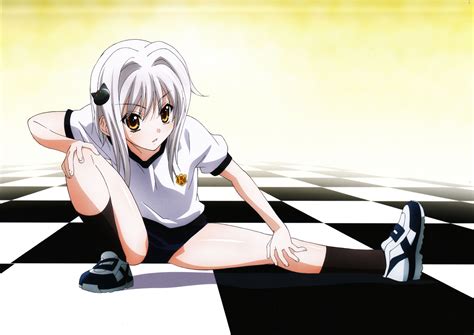 bloomers gym uniform highschool dxd scan spread legs toujou koneko