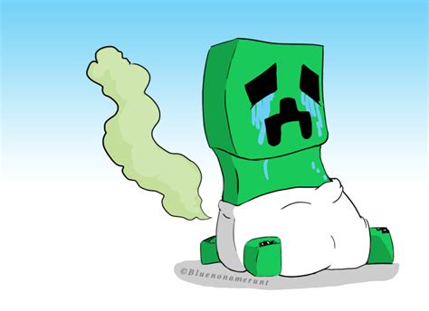 Creeper Baby by bluenonamerunt on DeviantArt