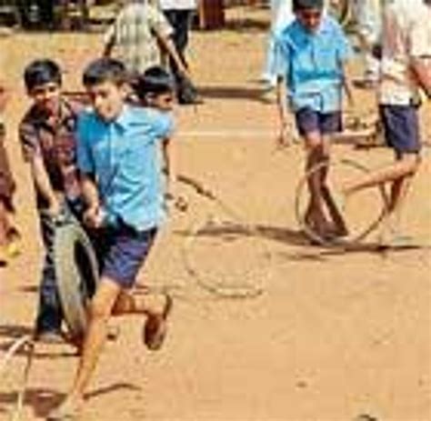 rural games enthrall children elders