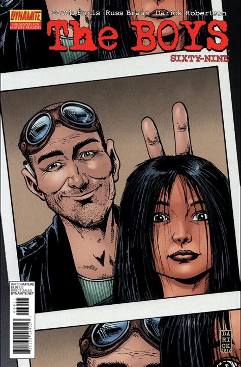 boys comic  cover   print  garth ennis darick robertson