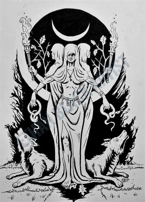 Pin di April Hudson su Hekate | Mitologia greca tatuaggi, Tatuaggio di ...
