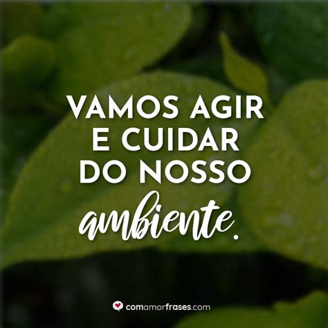 Frases Curtas Meio Ambiente - 5