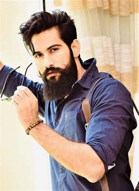 amazing beard styles  long hair  men beard hairstyle beard