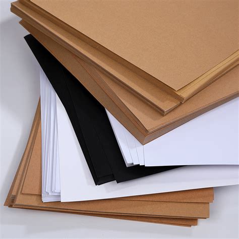 gg high quality  black white kraft paper diy handmade card