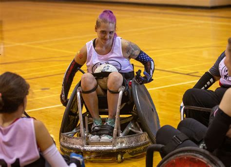 Women's wheelchair rugby takes over Houston - TMC News