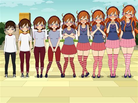 Anime Gender Bender Sequence Gender Bending Spell. (@franmm127)