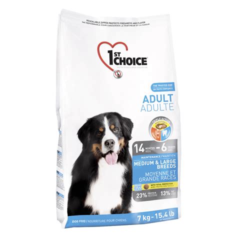 Корм для собак 1st Choice Adult Medium and Large Breeds, 15 кг купить в ...