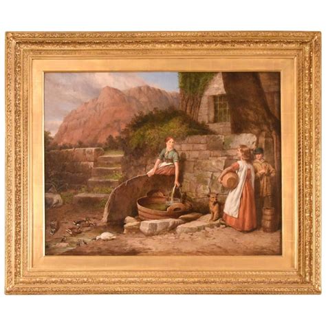 "At the Well" Painting by Charles Landseer R.A For Sale at 1stDibs