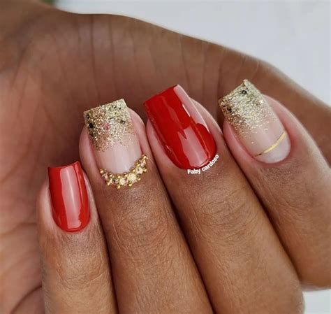 Inspiração De Unhas Vermelhas - Inspirações de unhas vermelhas - Sugestões e fotos - Faby Cardoso
