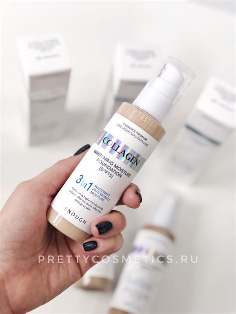 Новинка! Корейский тональный крем Enough Collagen Whitening Moisture ...