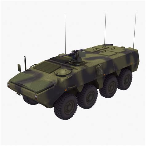 Piranha IIIC 3D Model $149 - .ma .3dm .3ds .dae .dwg .fbx .flt .obj