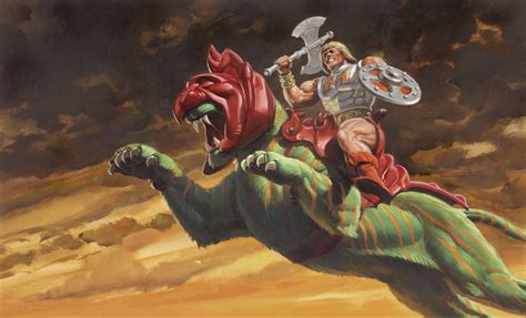 MONSTER BRAINS: Masters Of The Universe Paintings By Earl Norem ...