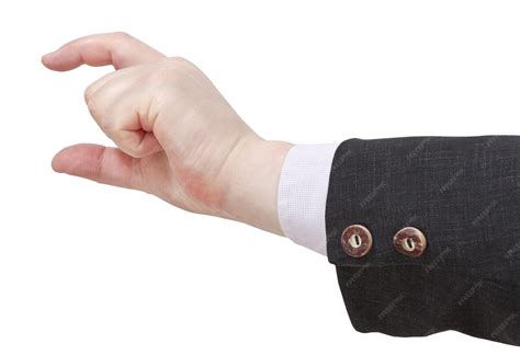 premium photo showing  small size hand gesture