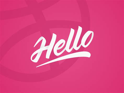 Hello! by Lazar Todorovic on Dribbble