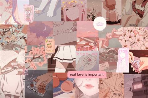 Soft anime aesthetic laptop wallpaper | Laptop wallpaper, Anime ...