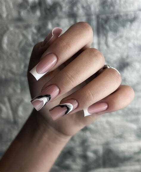 Модный новогодний маникюр. Абстракция ногти. Winter Nails Design ...