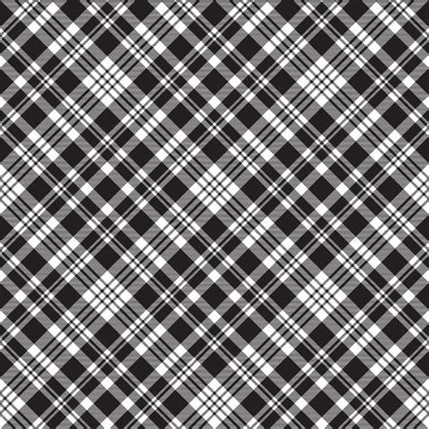 Diagonal black white plaid sreamless pattern 33230581 Vector Art at ...