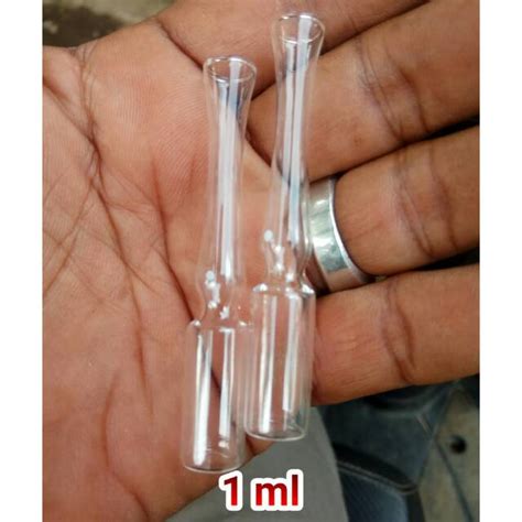 jual botol ampul  ml ml ml bening indonesiashopee indonesia