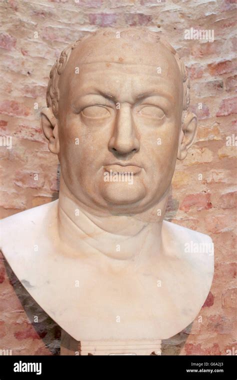 Skulptur/ Bueste: Vespasian, Berlin Stock Photo - Alamy