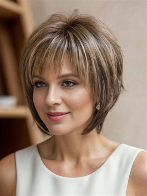 12 Inch Women's Short Hair, Synthetic Heat Resistant Chemical Fiber Wig
