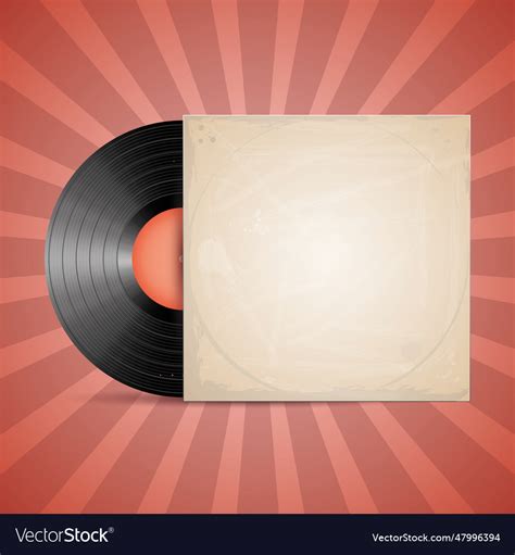 Vinyl record label Royalty Free Vector Image - VectorStock