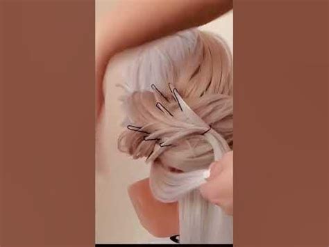 Ювелирная работа😍 Текстурная прическа ️ #прически #diy #hairstyle #updo ...