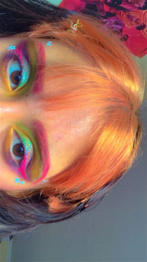 soft makeup ╰(*´︶`*)╯ | Funky makeup, Graphic makeup, Crazy makeup