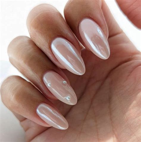 33 Hailey Bieber Glazed Donut Nails : Pearl on Pearl | Stylish nails ...