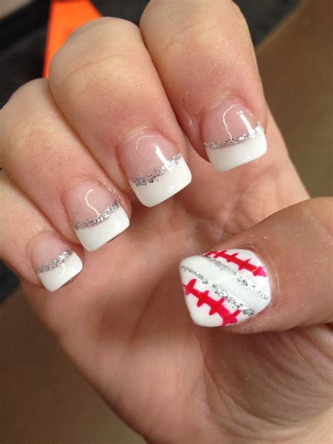 Pin by Alicia Williams on Nail Ideas | Baseball nail designs, Baseball ...