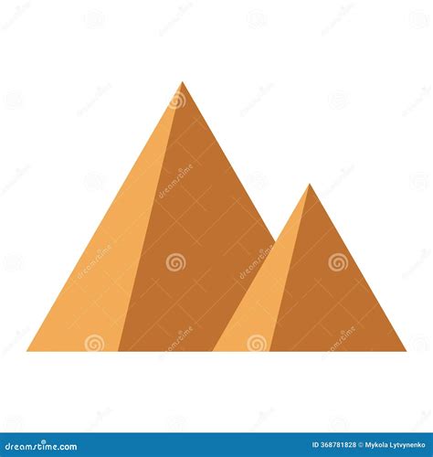 Egypt's Pyramids. Stone Pyramids Built In Ancient Egypt. Pharaohs Stock