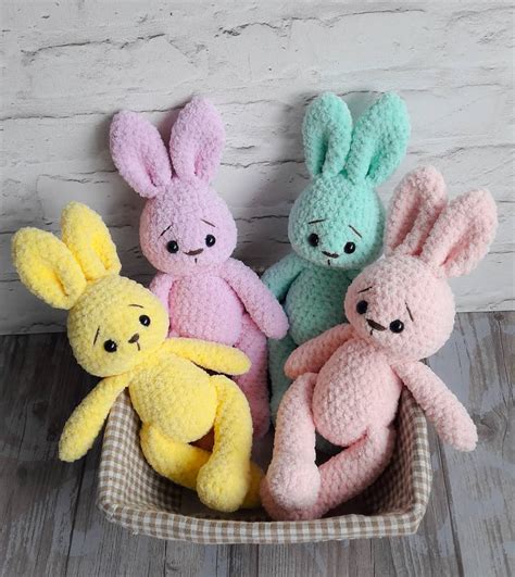 soft bunny amigurumi plush pattern amiguroom toys