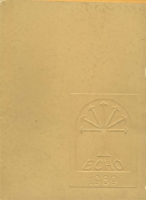 1969 yearbook from Cardinal Brennan High School from Ashland, Pennsylvania