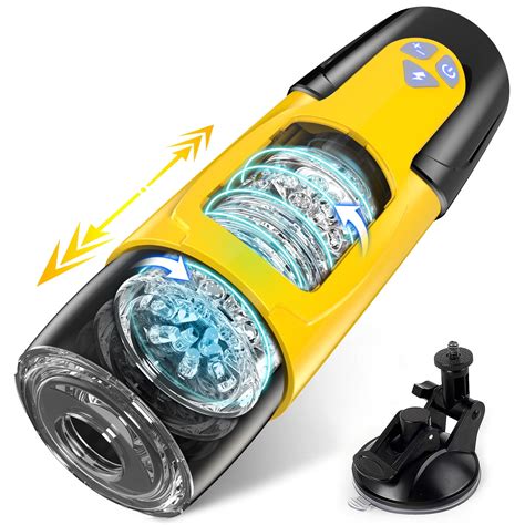Centerel Automatic Male Masturbator Cup with 7 Thrusting & Rotating