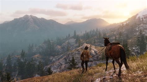 Бородатый Артур Морган и Джон Марстон на новых скриншотах Red Dead ...